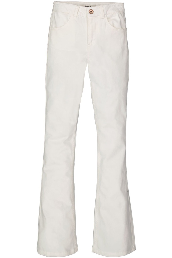 GARCIA - Jeans blanc patte d'éléphant