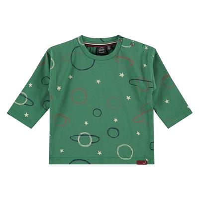 [NWB23627651] BABYFACE - T-shirt vert + planètes