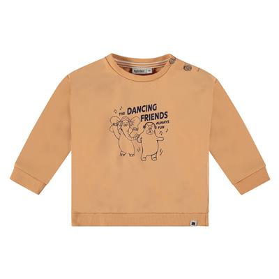 [NWB24127403] BABYFACE - Pull orange + éléphant et ours