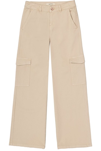 GARCIA - Pantalon beige large + poches