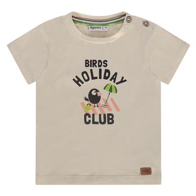 [NWB24227629] BABYFACE - T-shirt écru + oiseau + CLUB