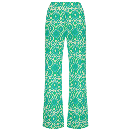 RAIZZED - Pantalon large vert, bleu et blanc
