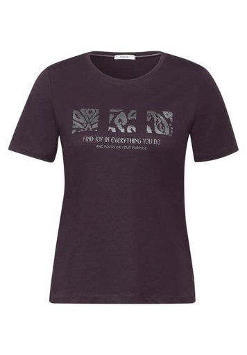 [321512-25743] CECIL - T-shirt prune